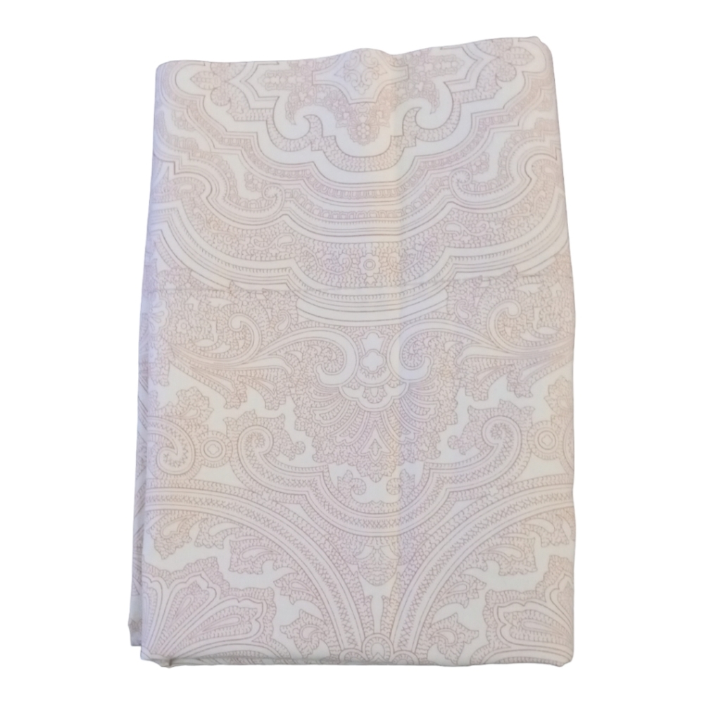 Ralph Lauren King Pillowcase Beige Red Paisley - Picture 2 of 12